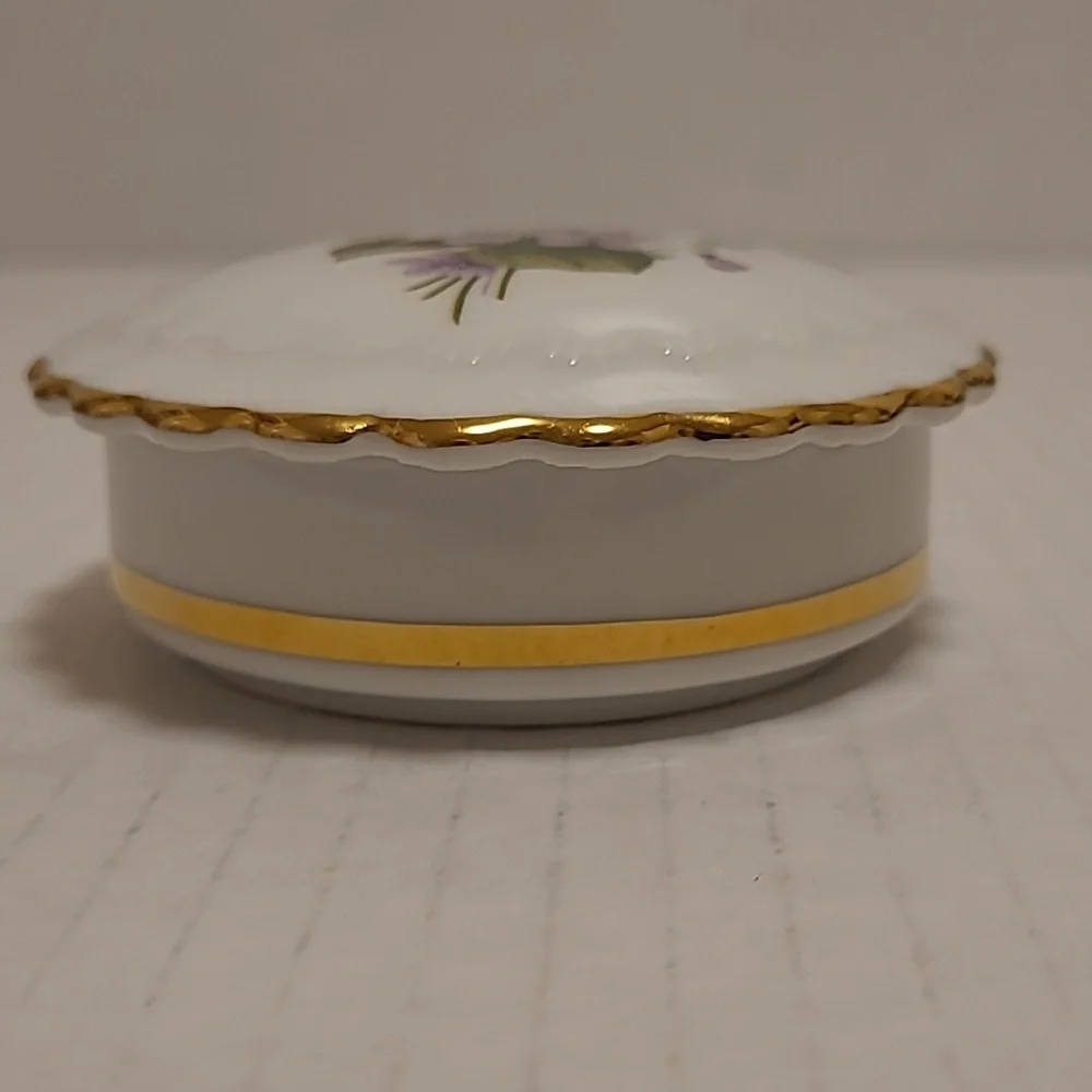 Vintage Gloria Fine Porcelain Trinket Dish Bayreuth West Germany